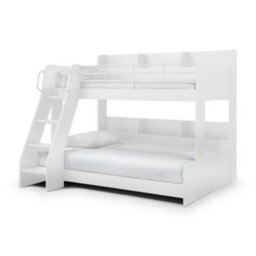 Julian Bowen Domino Top 90Cm Single Bottom 120Cm Small Double White Triple Sleeper Bunk Bed - thumbnail 3