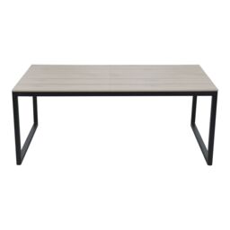 GoodHome Aconite Black Metal 8 Seater Corner Dining Set - thumbnail 4