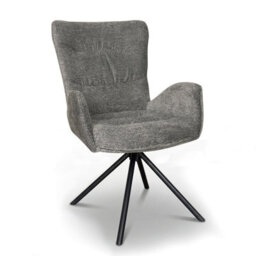 Sonara Modern Swivel Accent Chair Stylish Upholstered Seat Set Of 1 - thumbnail 1