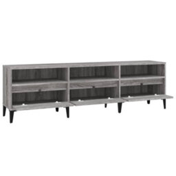 Vidaxl Tv Cabinet Grey Sonoma 150X30X44.5 Cm Engineered Wood - thumbnail 7