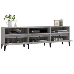 Vidaxl Tv Cabinet Grey Sonoma 150X30X44.5 Cm Engineered Wood - thumbnail 5