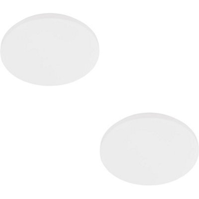 Loops 2 Pack Stylish Modern White Led Ceiling Light For Indoor Spaces - Perfect For Any Room - image 1