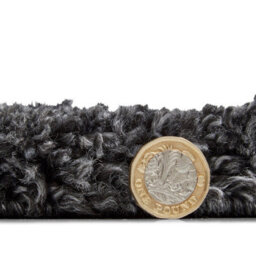 Dark Grey Plain Shaggy Modern Plain Easy To Clean Soft Rug For Dining Room -120Cm X 170Cm - thumbnail 3