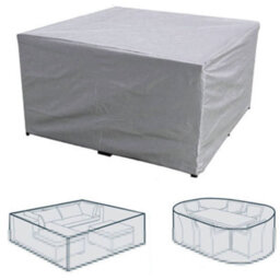 Rectangular Protective Cover For Garden Furniture, Waterproof, Dustproof And Uv-Resistant (Dimensions 190 X 125 80 Cm) - thumbnail 4