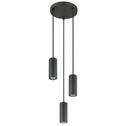 Luminosa Lighting Luminosa James Cluster Pendant Ceiling Light Grey Matt 3X Gu10 - thumbnail 2