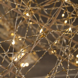 Samuel Alexander 1.3M Light Up Gold Twist Christmas Standing Reindeer With 300 Warm White Leds - thumbnail 5