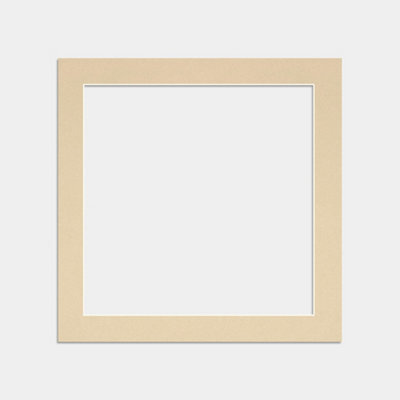 Ak Frames 10X10 Ivory Picture Mounts To Fit 8X8 Aperture Size - Mount Board Only (No Frame Included) - image 1