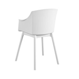 Dorel Home Camelo Resin Chairs In White - 2 Pieces - thumbnail 9
