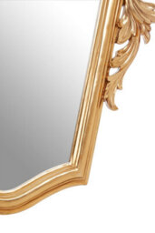 Orsina Elegant Gold Finish Tapered Wall Mirror, Versatile Hallway Mirror For Bedroom, Functional Lounge Mirror - thumbnail 5