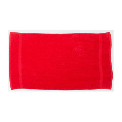 Towel City Luxury Hand Towel Red (One Size)