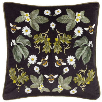 Wylder Braywick Clarence Mirror Printed Velvet Cushion Cover - image 1