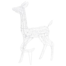 Walplus Acrylic Reindeer Family Christmas Decoration 160 Led Blue - thumbnail 7