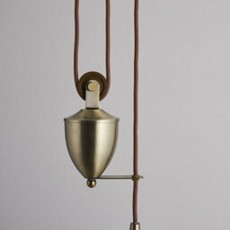Luminosa Lighting Luminosa Polka Dome Ceiling Pendant Light Antique Brass, E27 - thumbnail 4