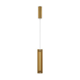 Luminosa Lighting Luminosa Maytoni Sonata Modern Integrated Led Pendant Ceiling Light Brass 3000K - thumbnail 5