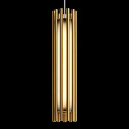 Luminosa Lighting Luminosa Maytoni Sonata Modern Integrated Led Pendant Ceiling Light Brass 3000K - thumbnail 8