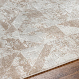 Livabliss San Francisco-Abstract Ivory Tan Modern Marble Living Dining Bedroom Rug 120 X 170 Cm Easy Care, Non Shedding - thumbnail 3