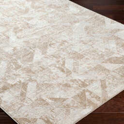 Livabliss San Francisco-Abstract Ivory Tan Modern Marble Living Dining Bedroom Rug 120 X 170 Cm Easy Care, Non Shedding - thumbnail 6