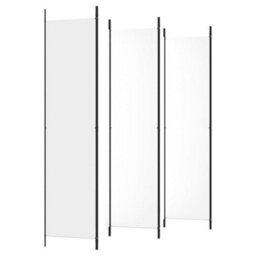 Walplus 6-Panel Room Divider White 300X220 Cm Fabric - thumbnail 5