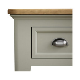 Furniture 48 Ashton Soft Green Painted 1 Drawer Bedside - thumbnail 5