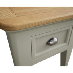 Furniture 48 Ashton Soft Green Painted 1 Drawer Bedside - thumbnail 4