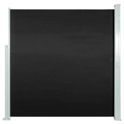 Walplus Retractable Side Awning Garden Sun Shade Canopy Gazebo For Back Door, Porch, Patio 140 X 300 Cm Black - thumbnail 2