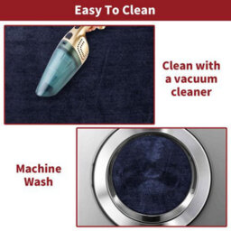 Vinsani Bath Mat 50X80Cm Navy 1010162 - thumbnail 4