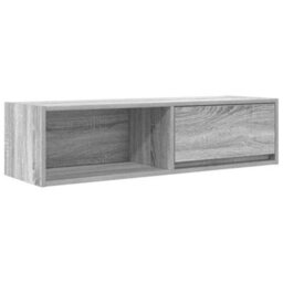 Berkfield Tv Cabinet Grey Sonoma 100X31X25.5 Cm Engineered Wood - thumbnail 2