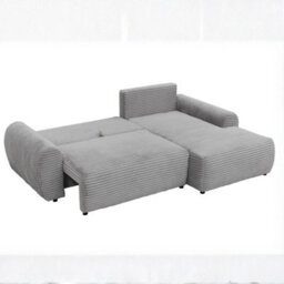 Bello Corner Sofa Bed Stylish Storage Equipped Contoured For Comfort Versatile Sleep Function For Modern Living Spaces Cream Right - thumbnail 4