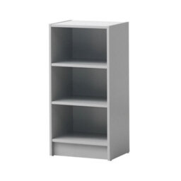 Timber Art Design Small 3 Tier Cube Bookcase Display Shelving Storage Unit Furniture Grey - thumbnail 2