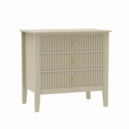 Melody Maison Large 6 Drawer Chest Of Drawers And Pair Of Large Bedside Tables - Hales Taupe Range - thumbnail 8