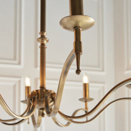 Luminosa Lighting Luminosa Stanford 8 Light Chandelier Antique Brass Finish, E14 - thumbnail 4
