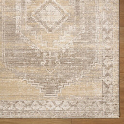 Livabliss Fifth Avenue-Vintage Grey Taupe Off-White Traditional Boho Fringe Living Dining Bedroom Rug 200 X 275 Cm Easy Care, Non Shedding - thumbnail 7