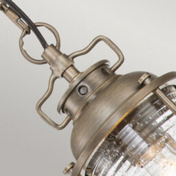 Luminosa Lighting Elstead Kichler Ashland Bay Outdoor Pendant Ceiling Light Burnished Bronze, Ip44 - thumbnail 4