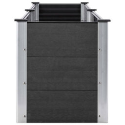 Berkfield Garden Raised Bed 250X50X54 Cm Wpc Grey - thumbnail 4