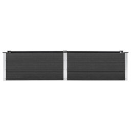 Berkfield Garden Raised Bed 250X50X54 Cm Wpc Grey - thumbnail 3