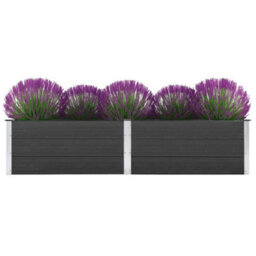Berkfield Garden Raised Bed 250X50X54 Cm Wpc Grey - thumbnail 1