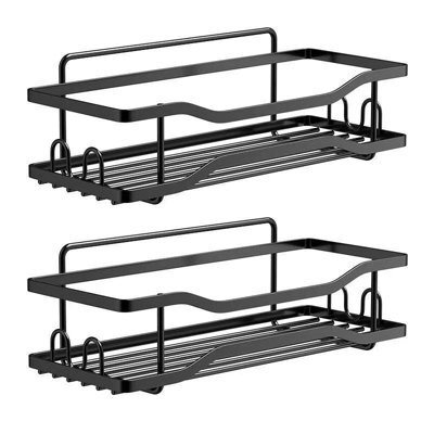 Ecoseal Shower Caddy Stainless Steel Wall Design Silver - image 1