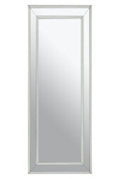 Orsina Yula Rectangular Wall Mirror With Silver Finish Frame - thumbnail 5