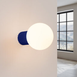 Sollux Lighting Halo Aluminum/glass Ultramarine 1 Lights Modern Wall Light - thumbnail 2