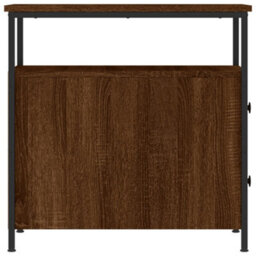 Berkfield Bedside Cabinets 2 Pcs Brown Oak 30X60X60 Cm Engineered Wood - thumbnail 8
