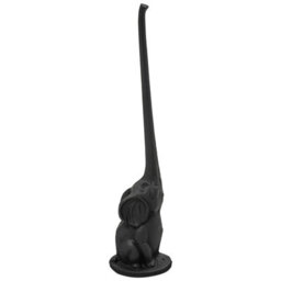 Woodside Cast Iron Elephant Free Standing Bathroom Toilet Paper/loo Roll Stand - thumbnail 2