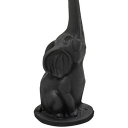 Woodside Cast Iron Elephant Free Standing Bathroom Toilet Paper/loo Roll Stand - thumbnail 4