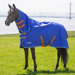"Tempest Original 50 Combo Neck Horse Turnout Rug Royal Blue (6 3"")" - thumbnail 1