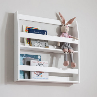 Nöa & Nani Noa & Nani Display 2 Shelf Bookcase Wall Mounted In Classic White Hakan - image 1