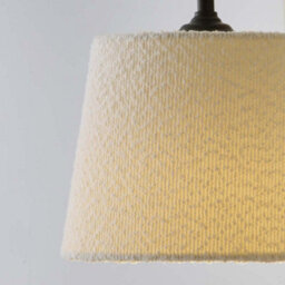 Valuelights Rory Tapered Cream Boucle Lamp Shade 3 Drop Ceiling Pendant Light - thumbnail 4