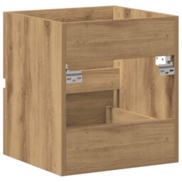 Berkfield Bathroom Sink Cabinet Artisan Oak 41X38.5X45 Cm Engineered Wood - thumbnail 8