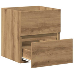 Berkfield Bathroom Sink Cabinet Artisan Oak 41X38.5X45 Cm Engineered Wood - thumbnail 5