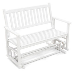 2-Person Garden Patio Glider Loveseat Chair - thumbnail 1