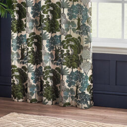 Wylder Woodlands Floral Jacquard Room Darkening Eyelet Curtain Pair Green (W)168Cm X (D)183Cm - thumbnail 5