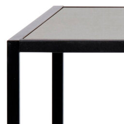 Furniture To Go Seaford Black Metal Bar Table With Black Ash Top - thumbnail 7